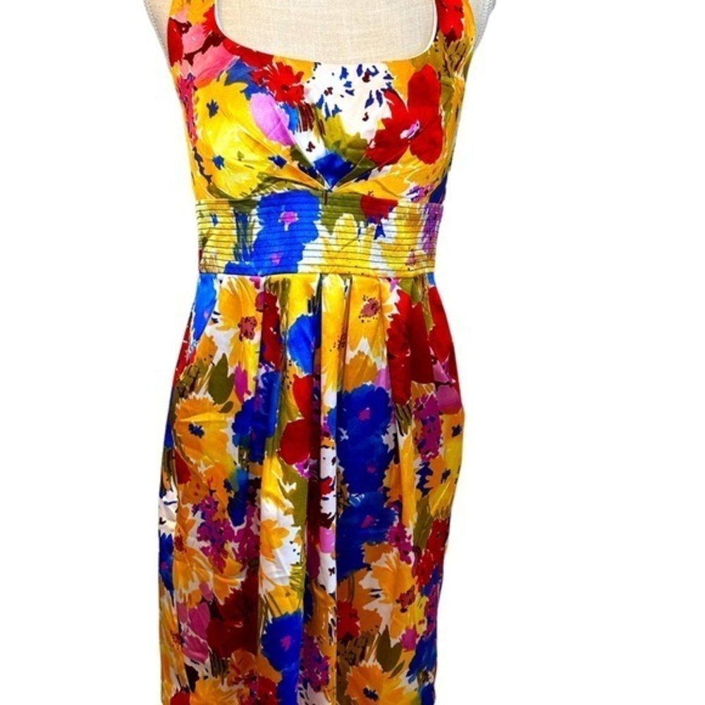 Bisou Bisou floral halter top mini size 14‎